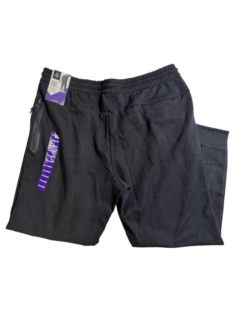 Member’s Mark Black Everyday Active Jogger Mens Size XXL NWT